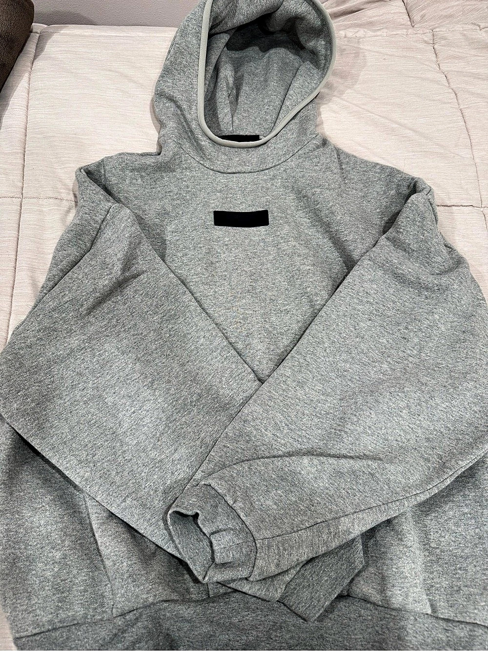 Fear of God Essentials Pullover Hoodie in Gray Small